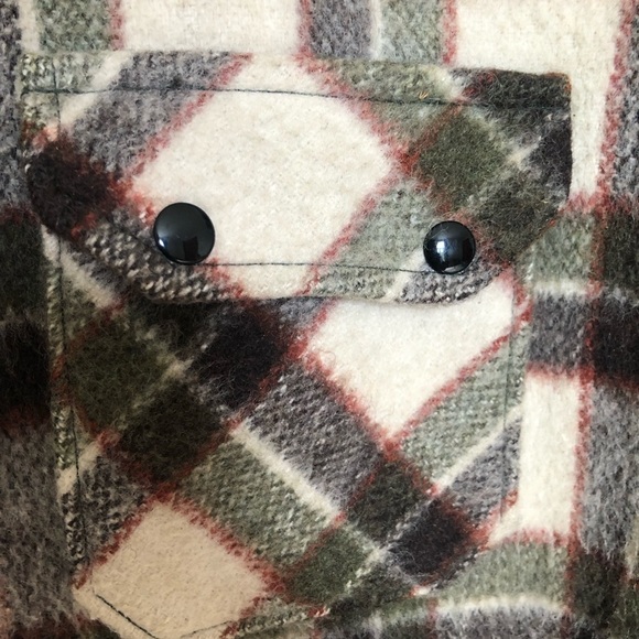 Vintage Plaid Wool Men's Chore Barn Jacket Medium - Picture 5 of 12